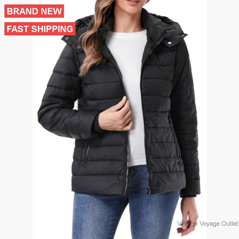 Lightweight Waterproof Down Puffer Jacket, Detach… - image 3